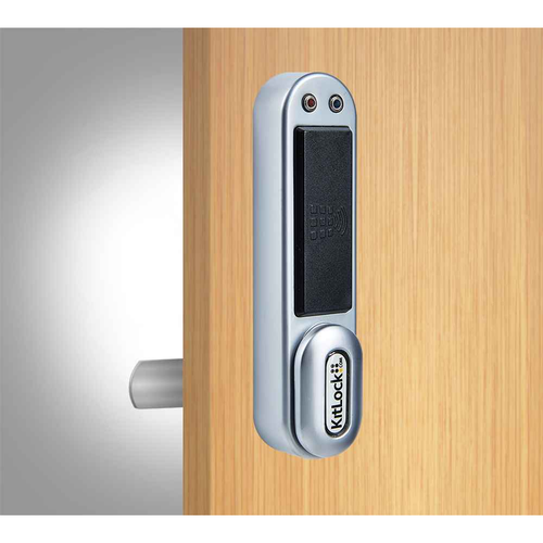 Codelocks KL1000 RFID Kitlock Locker Lock, Silver Gray Finish