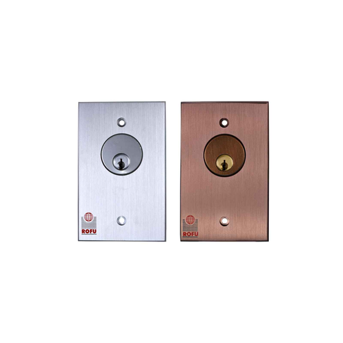 ROFU 9200 SPDT Key Switch, Standard Stile, 10A/250V-15A/125V
