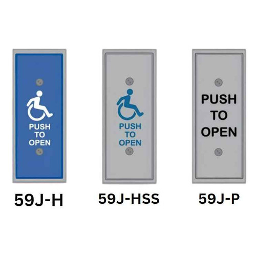 MS Sedco MS Sedco 59J Series Jamb Style Push Plate Switches MSS-59J