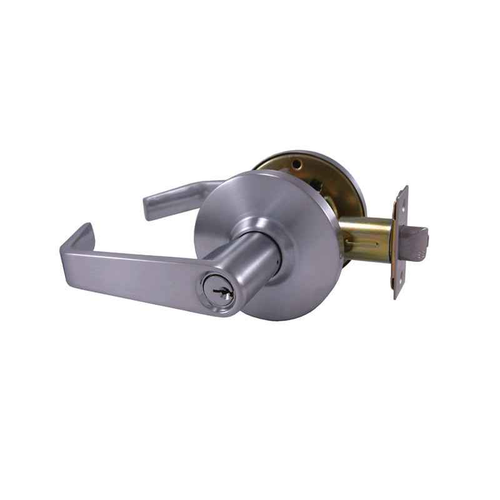 Design Hardware J86 Storeroom Lever Lockset, Flat Lever