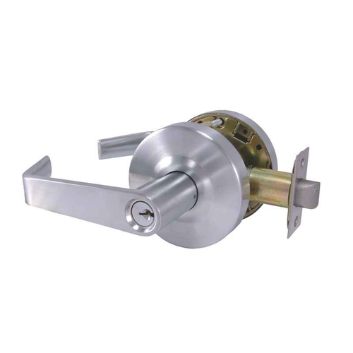 Design Hardware X86 Storeroom Lever Lockset, Flat Lever