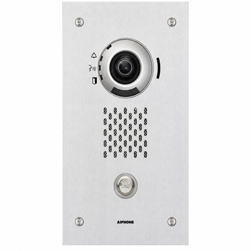 Aiphone Aiphone IX-DVF - SIP Compatible Flush Mounted IP Video Door Station Vandal Resistant Stainless Steel Faceplate AIP-IX-DVF