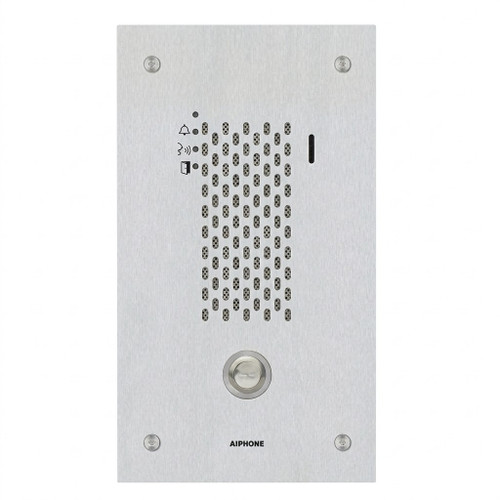 Aiphone Aiphone IX-SSA - SIP Compatible Flush Mounted IP Door Station Vandal Resistant Stainless Steel Cover IX-SSA
