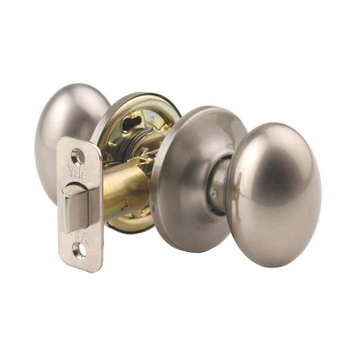 Yale New Traditions Terra Passage Door Knob Set With Round Rose