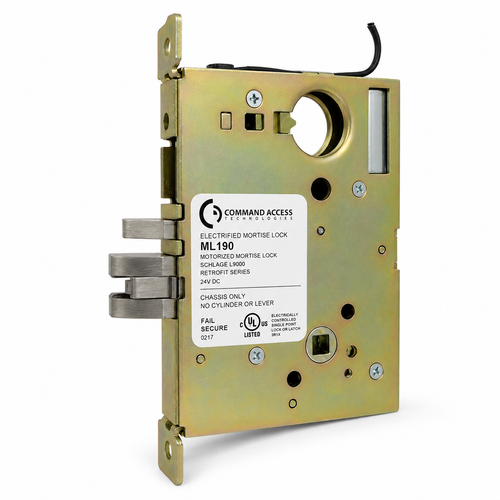 Command Access ML190 Motorized Schlage L9000 Retrofit Series Mortise Lock (Chassis Only)
