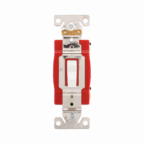 Eaton AH1221FW Arrow Hart industrial grade toggle switch, 20A, 120/277V, Single-Pole