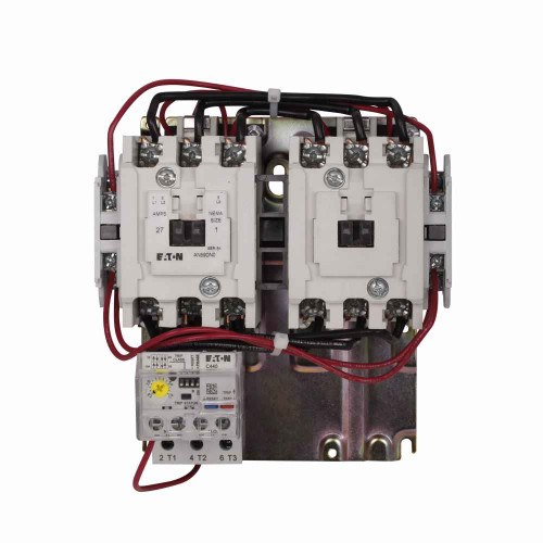 Eaton AN59DN0A5E005 Freedom NEMA motor control starter,NEMA reversing Freedom Series starter,With C440 EOLR Std Feature set,SEL Reset,SEL Class (10A,10,20,30),120V/60 Hz or 110V/50 Hz coil voltage,Horizontal mount,27A,1-5A fla range,Size 1