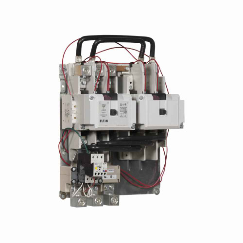 Eaton AN59SN0A5G300 Freedom NEMA motor control starter,NEMA reversing Freedom Series starter,With C440 EOLR Ground fault feature set,SEL Reset,SEL Class (10,20),120V/60 Hz or 110V/50 Hz coil voltage,Horizontal mount,270A,60-300A fla range,Size 5