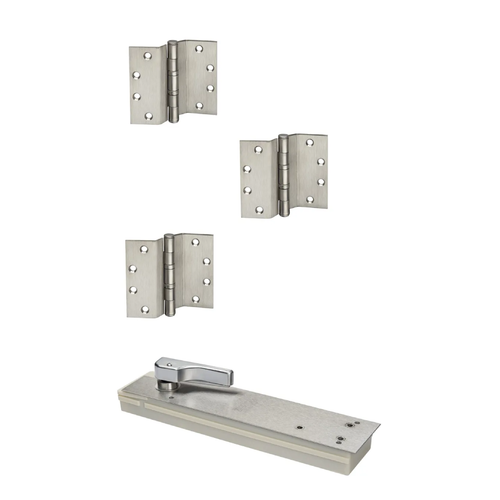 Norton Rixson HM51 Series - 3/4” Offset Shallow Depth Floor Closer for Hollow Metal Door and Frame with Backcheck, 250 lbs. Door Weight