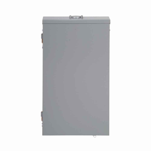 Eaton BR2024B100R BR style 1-inch loadcenter, main circuit breaker, no feed-thru lugs, 100A, single-phase, 24-pole, 24 circuits, 20 spaces, 120/240V, #4-1/0 AWG Cu/Al at 60°C or 75°C wire, NEMA 3R enclosure, c3r box size