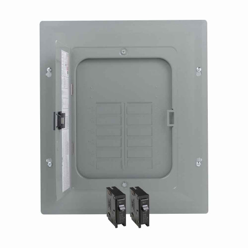 Eaton BRP12L125V24 BR main lug loadcenter,Value pack,Main lug only,125 A,X0,Aluminum,Gray, NEMA 1,Metallic,10kAIC,Surface,flush,NEMA 1,24 Circuits,Single-pole,12 Spaces,Two-hots,a neutral,and a ground,Single-phase,120/240V,#6-2/0 AWG Cu/Al