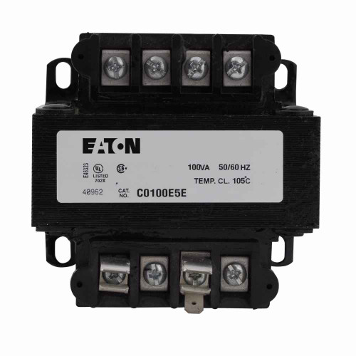 Eaton C0150E6U Eaton, type MTE, industrial control transformer, pv: 240/416/480/600v, 230/400/460/575v, 220/380/440/550v, 208/500v, taps: none, sv: 99/120/130v, 95/115/125v, 91/110/120v, 85/100/110v, 55°c, 150 va Eaton C0150E6U Eaton, type MTE, industrial control transformer, pv: 240/416/480/600v, 230/400/460/575v, 220/380/440/550v, 208/500v, taps: none, sv: 99/120/130v, 95/115/125v, 91/110/120v, 85/100/110v, 55°c, 150 va