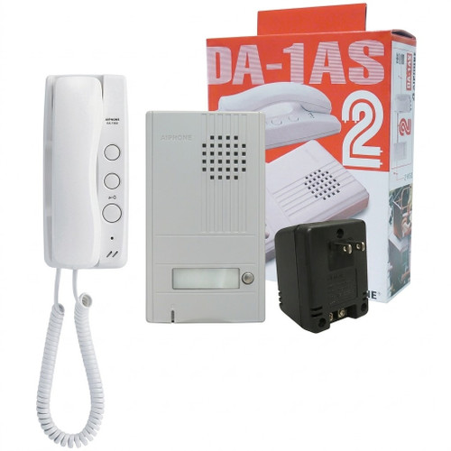 Aiphone Aiphone DA-1AS - Silver Door Phone Set with Handset Tenant Station (DA-1DS, DA-1MD, PT-1211C) DA-1AS