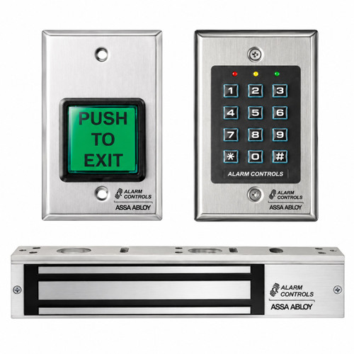 Alarm Controls Lock N' A Box Series - Magnetic Lock Kits 12 VDC