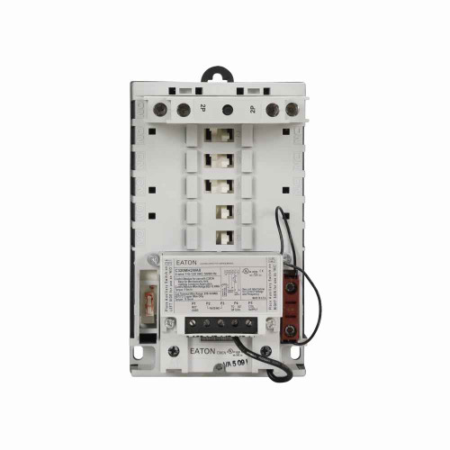 Eaton C30CNM100B02H0 C30CN mechanically held lighting contactor, 30 A, 1 NO, 10 NO-0 NC, 30 A, Ten-pole, Two-wire, Mechanically and electrically held, C30 Series, Lighting contactors, 240 V