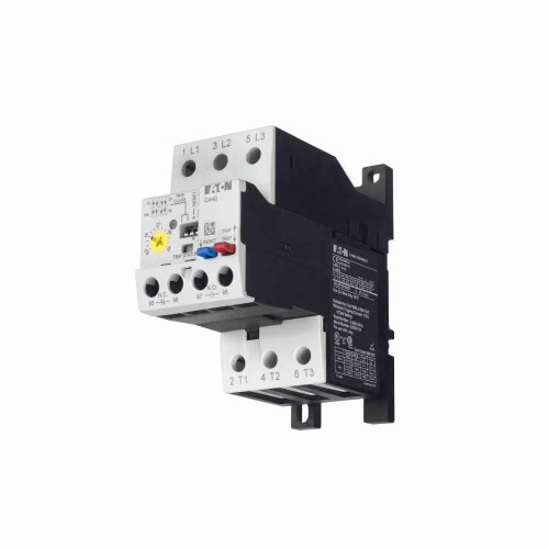 Eaton C440A2A1P6SF1C C440 electronic overload relay, C440 Electronic Overload Relay - NEMA, Freedom Size 1 Compact, 45mm frame, Selectable 10A, Class 10 ,20, 30, Overload .33-1.65A, Ground fault sensing