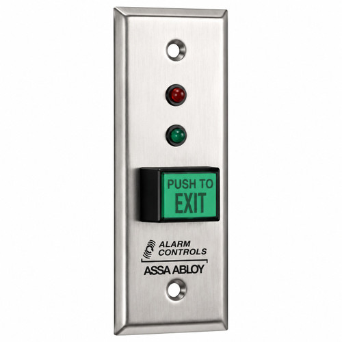 Alarm Controls Alarm Controls TS-6 & TS-8 Series - Request to Exit Stations Square Push Buttonwith LEDs ACT-TS-6