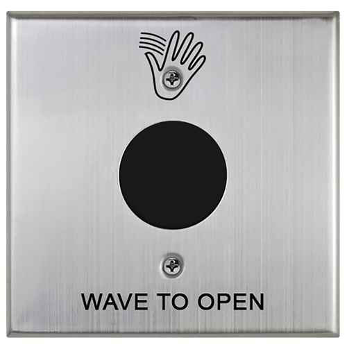 Camden Camden SureWave CM-332 Series 2 Relay /41 Hand Icon/'Wave to Open' Text Faceplate Touchless Switch CM-332-41
