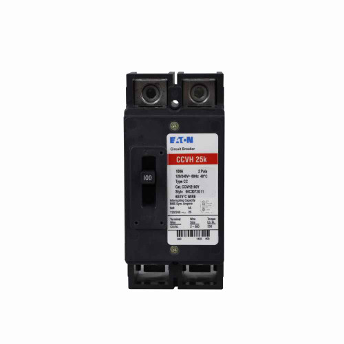Eaton CCVH2175Y Type CCV Tenant Main Circuit Breaker,Tenant main circuit breaker,175 A,25 kAIC,Two-pole,120/240 V,#2/0 AWG-300 kcmil Cu/Al,CCV,Type ECC unit enclosures,Line side terminals