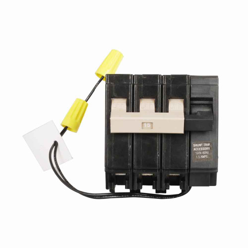 Eaton CH345ST CH thermal magnetic circuit breaker,Type CH 3/4-Inch standard circuit breaker,45 A,10 kAIC,Three-pole,240V,CH,Common breaker trip,#10-1/0 AWG Cu/Al,CH,Type CH Loadcenters,Shunt trip included