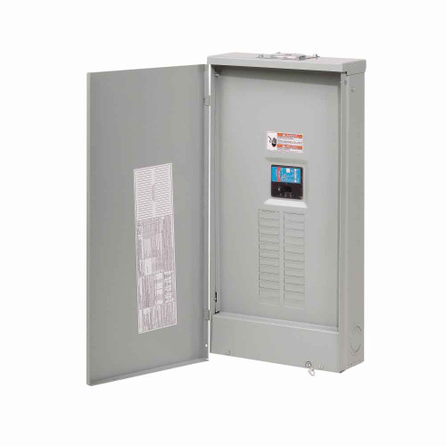 Eaton CH24B150E CH 3/4-inch loadcenter,Main breaker,150A,E,Copper,Ch8ef-combination, ch8es-surface, not included,NEMA 1,Metallic,25 kAIC,CSR,24,24,Three-wire,Single-phase,#2/0 AWG-300 kcmil,Top/bottom