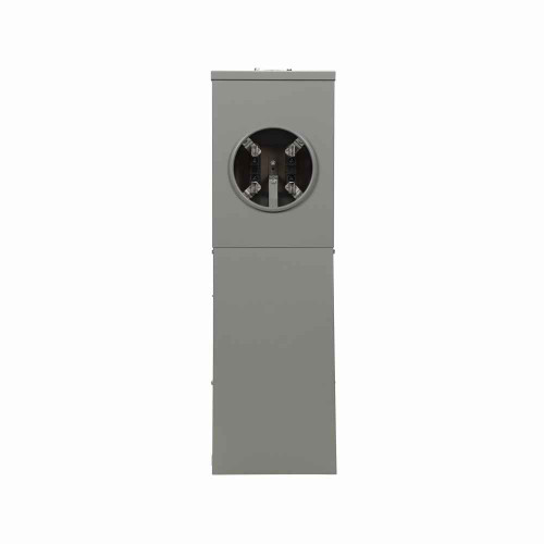 Eaton CHM1N7NB pedestal mount metered, Metered-ring, Non-ground fault, Non-ground fault, Top, Back-to-back pedestal, Circuits: 4, NEMA 5-20R2GFI, NEMA 14-50R