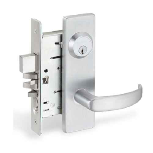 Falcon Falcon MA571 Dormitory/Exit Lock - Grade 1 Keyed Mortise Lock with Deadbolt FAL-MA571