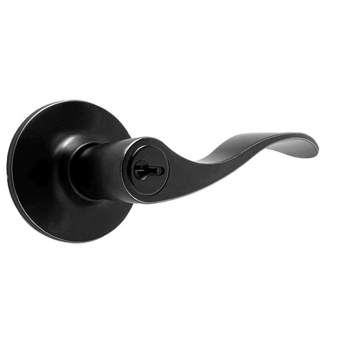 Weslock 0240 New Haven Lever Keyed Entry Lock with Adjustable Latch and Full Lip Strike