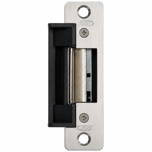 RCI 4 Series Fire Rated Electric Strike with 4-7/8" Round Corner Faceplate