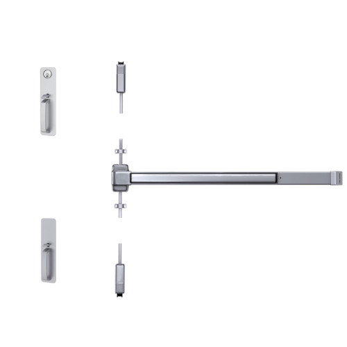 Von Duprin 2227 TP F - Fire Rated Surface Vertical Rod Exit Device with Thumbpiece Trim