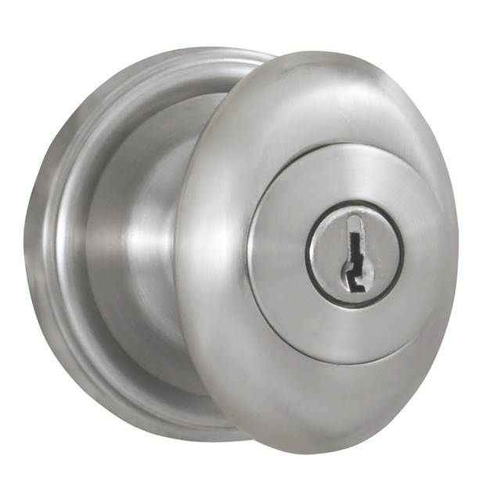 Weslock 0640 Julienne Knob Keyed Entry Lock with Adjustable Latch and Full Lip Strike