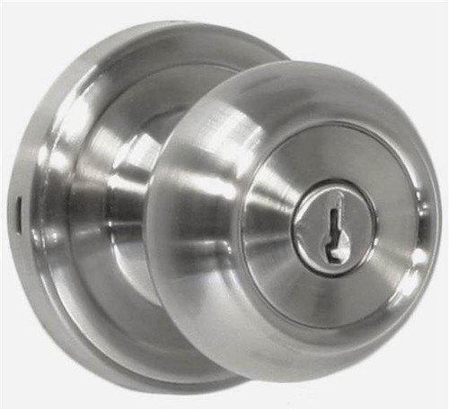 Weslock 0640 Traditionale Collection Keyed Entry Lock with Adjustable Latch and Full Lip Strike