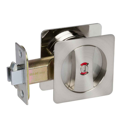 Delaney Hardware Delaney Contemporary Square Privacy Pocket Door Lock DLY-37010