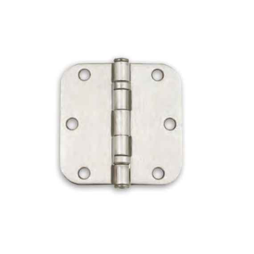 Delaney 3-1/2" x 3-1/2" Residential Ball Bearing Hinge, 5/8" Radius (Pair)