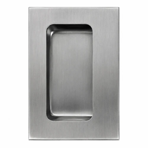 Don-Jo 1848 Flush Cup Pull for Sliding and Barn Doors — 4-3/4" x 3-1/2" Commercial Grade