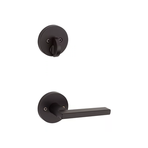 Kwikset KWI-971HFLRDT Single Cylinder Interior Halifax Lever Trim with Round Rose