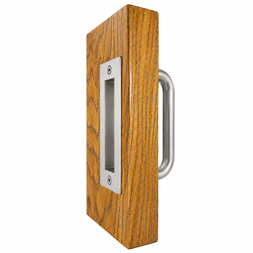 Don-Jo BD1837 Barn Door Half Round Pull, 4" Length, 5" x 1.245" Hole