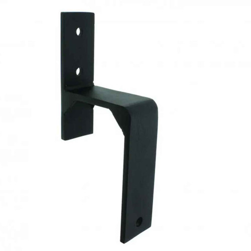 Delaney Hardware Delaney Barn Door Bypass Track Connector Bracket, US19 Black DLY-BD0054