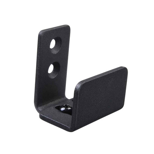 Delaney Hardware Delaney Barn Door Wall Mount Guide, US19 Black DLY-BD0104