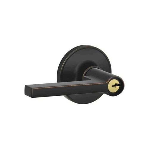 Schlage Residential Schlage Residential J54 - Entry Lock Broadway Lever with C Keyway, 16255 Latch and 10101 Strike SCR-J54-KEYED-BRW