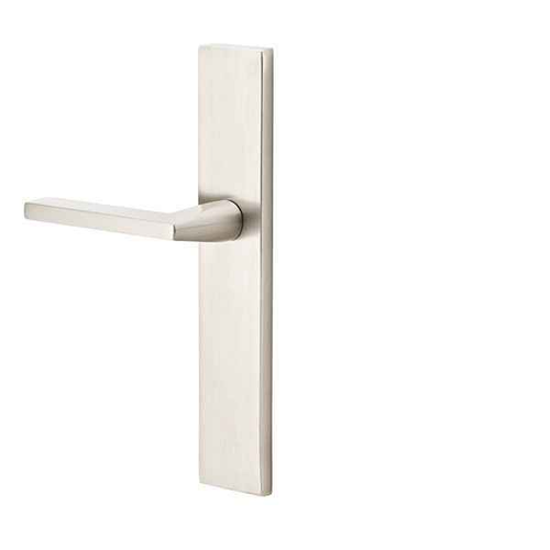 Emtek 8043 STRETTO Narrow Trim Lockset, 1-1/2" x 11" Modern Rectangular Non-Keyed, Brass Tubular, Dummy Single Sided
