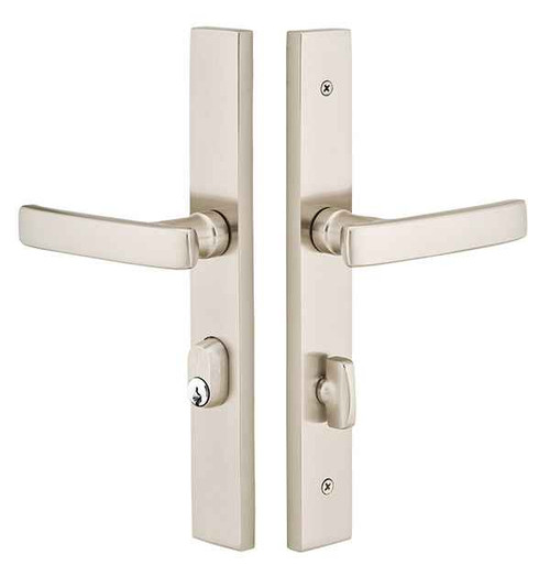 Emtek Emtek 8444 STRETTO Narrow Trim Lockset, 1-1/2" x 11" Modern Rectangular Keyed, Brass Tubular, Single Cylinder EMTEK-8444