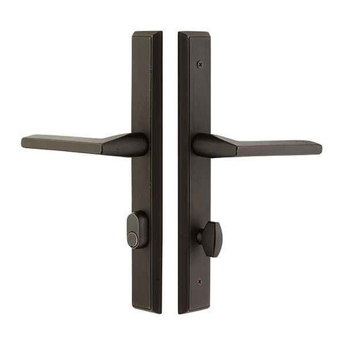 Emtek Emtek 5044 STRETTO Narrow Trim Lockset, 1-1/2" x 11" Rectangular Keyed, Brass Tubular, Dummy (Pair) EMTEK-5044