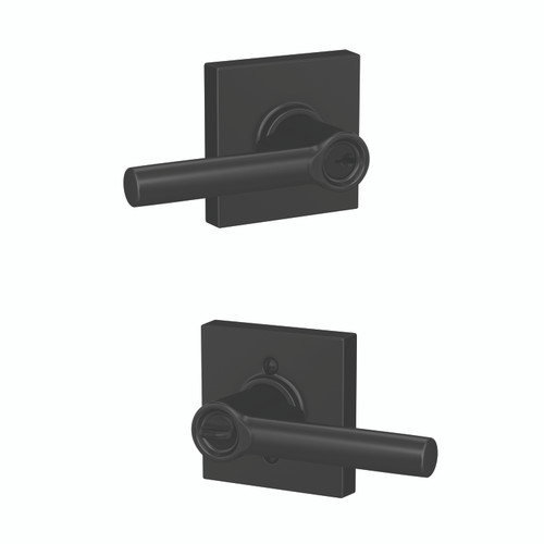 Schlage Residential F51A - Entry Lock -  Broadway Lever, C Keyway with 16211 Latch and 10063 Strike