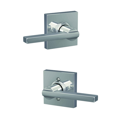 Schlage Residential Schlage Residential F10 - Latitude Lever Passage Lock with 16080 Latch and 10027 Strike SCR-F10-NONKEYED-LAT