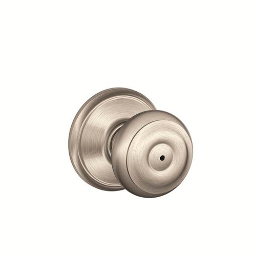 Schlage Residential Schlage Residential F40 - Privacy Lock - Georgian Knob, 16080 Latch and 10027 Strike SCR-F40-NONKEYED-GEO