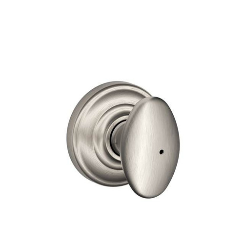 Schlage Residential Schlage Residential F40 - Privacy Lock - Siena Knob, 16080 Latch and 10027 Strike SCR-F40-NONKEYED-SIE