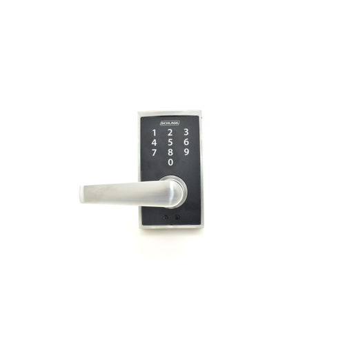 Schlage Residential FE695 Century Touch Entry Electronic Lever Set with Elan Lever and Keypad Access