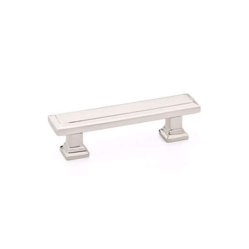 Emtek Geometric Rectangular Cabinet Pull, Schaub Collection