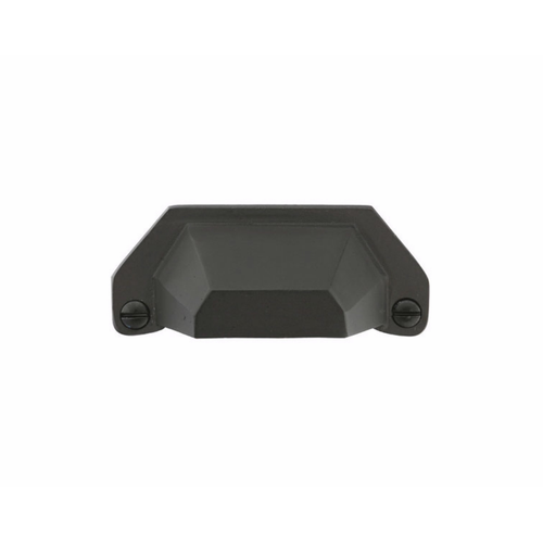 Emtek Sandcast Bronze Bin Cabinet Pull, Schaub Collection